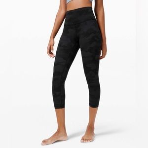 Lululemon Wunder Under High-Rise Crop 21" Heritage 365 Camo Deep Coal Multi 10